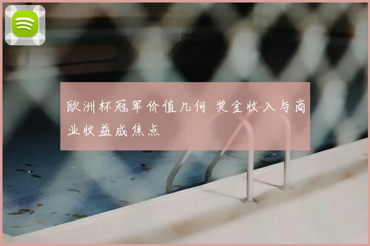 欧洲杯冠军价值几何 奖金收入与商业收益成焦点